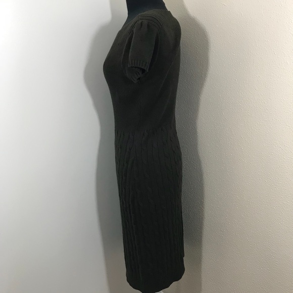 Ralph Lauren Brown Sweater Dress. Size Medium. - Picture 6 of 8